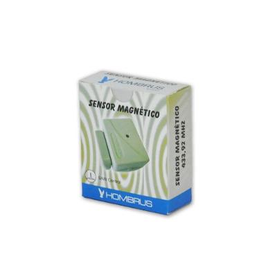 Sensor Magnético sem Fio para Alarmes de Cerca 433,92MHz com Bateria 12V A23 Hombrus