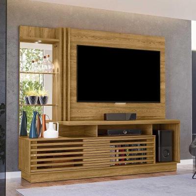 Home Theater Stall G97 para Tv Até 60 Polegadas Mdp com LED Rustic Gran Belo