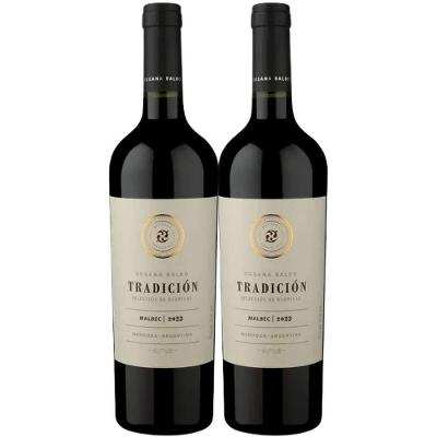 Kit 2 Garrafas Vinho Tinto Agrelo Argentina Susana Balbo Wines Tradicion Malbec 750ML