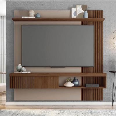 Painel para Tv Selina 65 180cm Mdf Mdp com Porta de Correr Havana Fendi Gran Belo