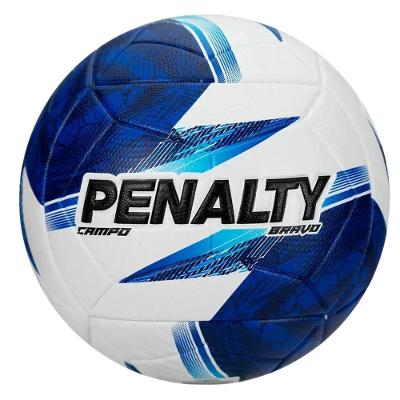 Bola de Futebol de Campo Bravo XXVI para Jogo Branco Azul Penalty