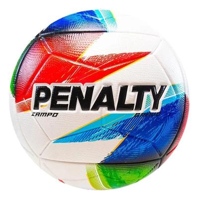 Bola de Futebol de Campo Bravo Mundo XXVI com Ultra Fusion Branco e Vermelho Penalty