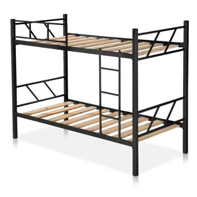 Beliche Solteiro Rubi com 2 Colchões 78cm Estrutura em Aço Preto KLM Store