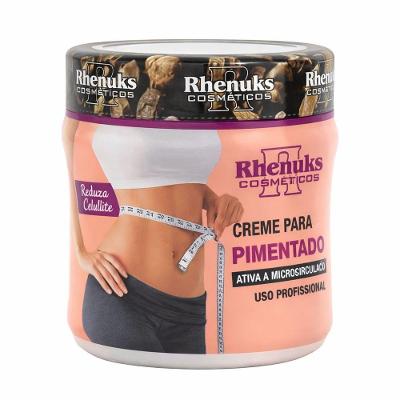 Creme de Massagem Corporal Termogênico Pimenta Negra para Drenagem e Firmeza com Ação Térmica