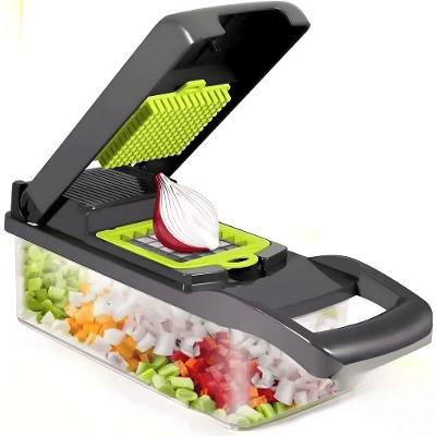 Cortador e Ralador de Vegetais CK6624 Multiuso 12 Peças em Plástico ABS para Cozinha Clink