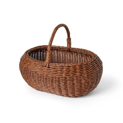 Cesta Liam Oval para Organização em Polietileno Natural Copa & Cia