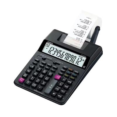 Calculadora com Impressão Casio HR-100RC 12 Dígitos Bivolt 110V-220V de Mesa Preto