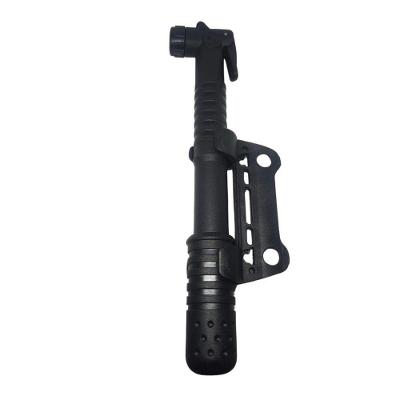 Bomba de Ar Portátil para Bicicleta Preta com Suporte e Formato Ergonômico Black Bull