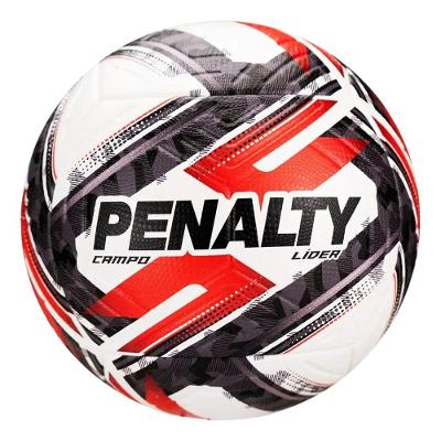 Bola de Futebol de Campo Líder XXVI Preto+vermelho para Treinos e Partidas Penalty