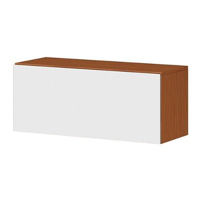 Armário Aéreo para Geladeira Claire 1 Porta MDF 70cm Cinamomo-branco Aramóveis
