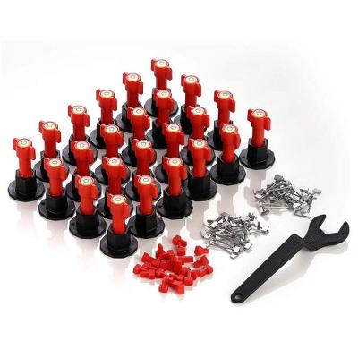 Kit Nivelador de Piso e Azulejo com Nível de Bolha para Instalação Uniforme Tudo em Caixa