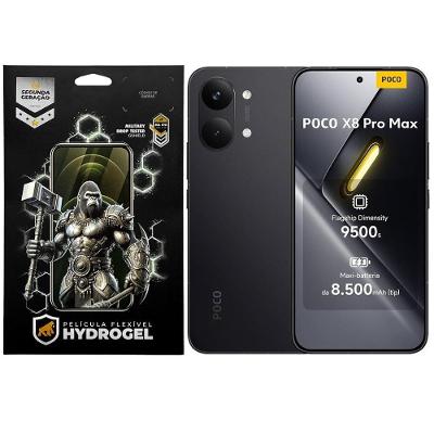 Kit Película Frontal e Traseira Gshield para Poco X8 Pro Max Hydrogel Hd Transparência 97% Hidro