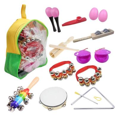 Kit Bandinha Infantil 10 Instrumentos de Percussão 55810 Rosa Liverpool