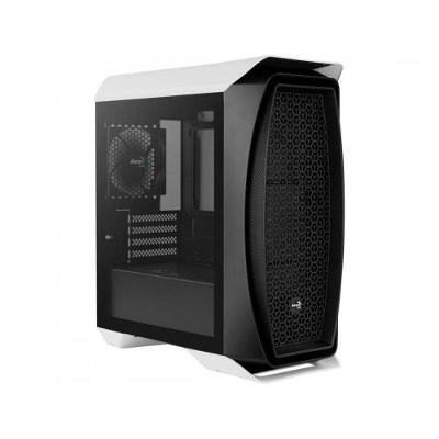 Gabinete Gamer Mini Tower Aero One Mini com Lateral em Vidro Temperado Branco Aerocool