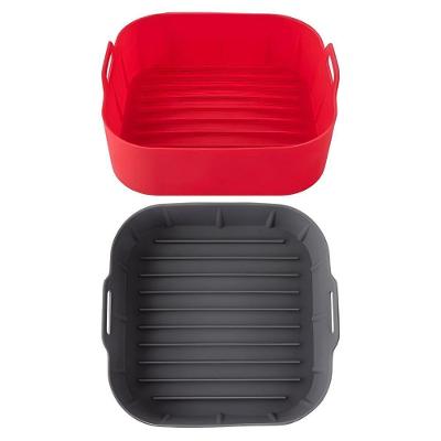 Forma de Silicone Quadrada para Fritadeira Elétrica Clink CK6026 16x16x7,3cm Cinza