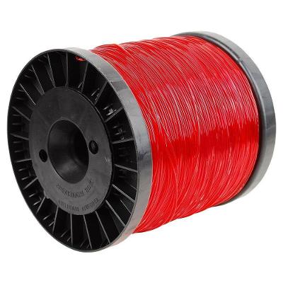 Fio Aparador Redondo 1,6mm 3kg 1020m para Jardinagem Vermelho Equipesca