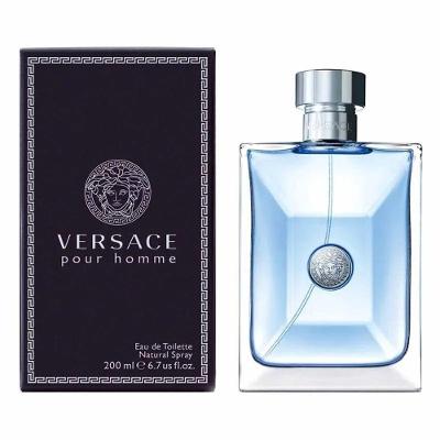 Perfume Versace Pour Homme Masculino Eau de Toilette Amadeirado 200ML