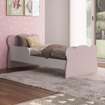 Mini Cama Infantil Modelo Ursinho em MDP 15mm Rosa Percasa Móveis