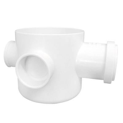 Caixa Sifonada Quadrada 100x100 Saída 50mm Branca com Sifão Integrado Plastilit