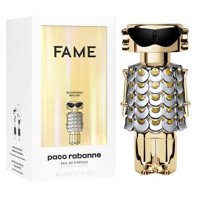 Perfume Fame Feminino Eau de Parfum Floral Amadeirado Almiscarado 80ML Rabanne