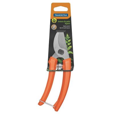 Tesoura de Poda com Lâmina Metálica e Cabo Plástico Ergonômico para Jardim Tramontina