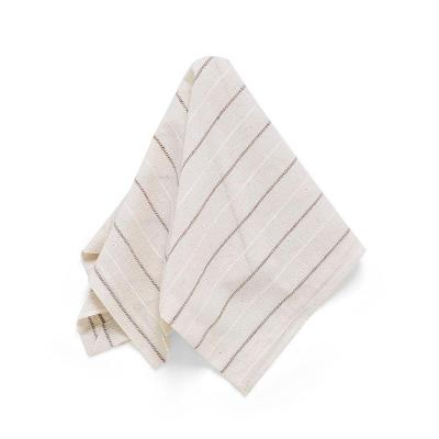 Guardanapo de Tecido Eco Nuance Natural 45x45cm Algodão Bege Copa & Cia