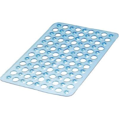 Tapete para Banheiro PR2616-1 Antiderrapante 48x32cm Azul Atlas