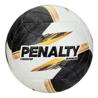 Bola de Futebol de Campo Bravo XXVI Branco e Preto para Treino Penalty