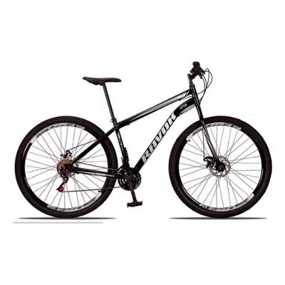 Bicicleta Aro 29 Urbana Quadro Aço 21 Marchas Freio a Disco Cinza Ravok