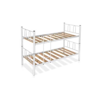 Beliche Solteiro Paris com Colchões 78cm Estrutura em Aço Branco KLM Store