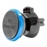 Suporte Celular Saída Ar Carro Magnético 6 Imãs Dourado Kimaster Azul - 1