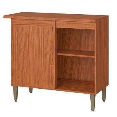 Balcão de Canto Claire 1 Porta 100% MDF 95cm Cinamomo-branco Aramóveis