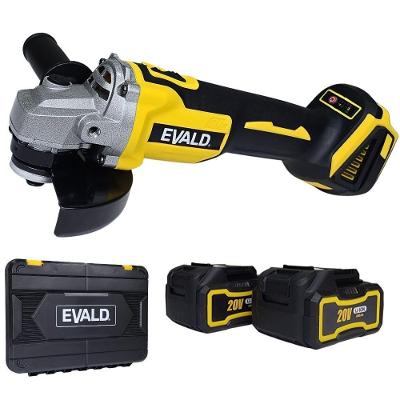 Esmerilhadeira Angular 5 Pol 20V Brushless EV-EB20V com 2 Baterias 4,0Ah Bivolt Evald
