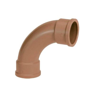 Curva Pvc Soldável 90 graus  25mm para Água Fria Marrom Krona para Obras Residenciais Comerciais