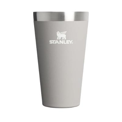 Copo Térmico sem Tampa Empilhável 473ml Ash Aço Inox 18-8 para Bebidas Geladas Cinza Stanley