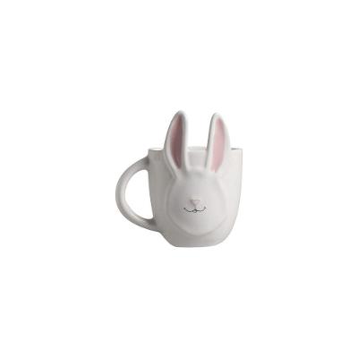Caneca Encanto de Orelhas para Café Chá e Leite em Cerâmica Design Lúdico para Bebidas Quentes