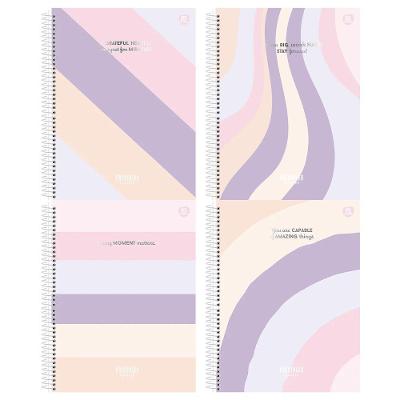 Caderno Espiral Capa Dura São Domingos Cristales Animativa 1 Matéria 80 Folhas 200x275mm