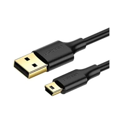 Cabo Usb-A 2.0 para Mini Usb B 5P UGREEN US132 1,5m Transferência de Dados 480 Mbps