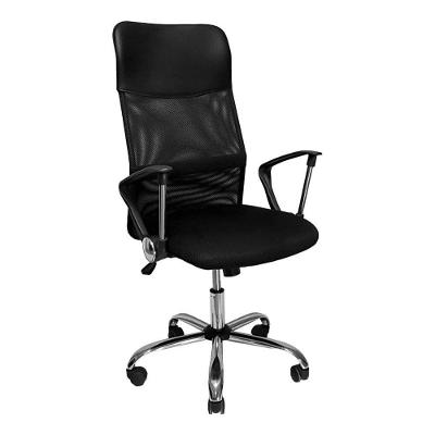 Cadeira Presidente 7010GEPT Giratória Reclinável Tela Mesh para Escritório Mak Decor