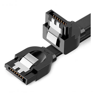 Cabo Sata 3.0 US217 50cm 6Gbps com Fivelas Duplas Preto Ugreen