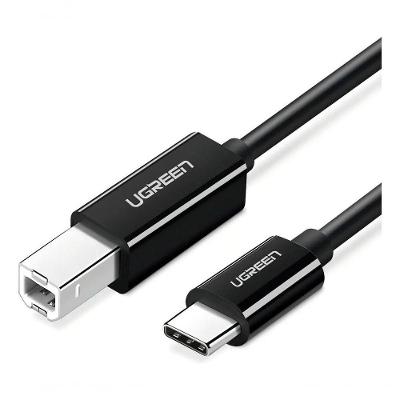 Cabo para Impressora Usb-C 2.0 para Usb-B 2.0 Us241 1m Preto Ugreen