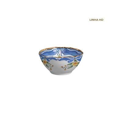 Bowl para Cereal Parrot Paradise em Cerâmica Estampa Tropical Maison Blanche