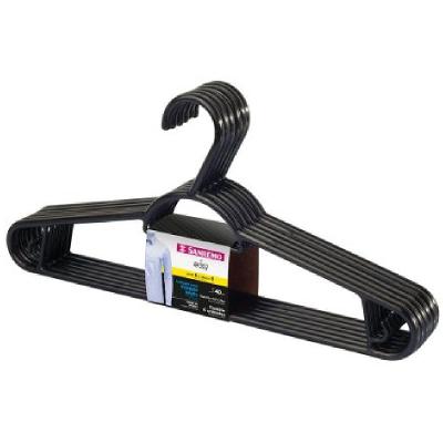 Cabide Plástico PR9105-6CD Organizador de Roupas Leve 6 e Pague 5 para Guarda-Roupa Sanremo