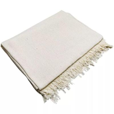 Manta para Sofá Cama Gigante Protetora Retrátil Branco Cru Panos do Lar