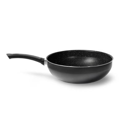 Panela Wok Indução Ceramic+ No 28 Alumínio Revestimento Cerâmico 4,3L MTA Alumínios