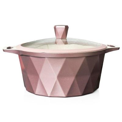 Panela Diamond N24 para Fogão de Indução Cerâmica Antiaderente 4,2L Fundo Magnético Docesar