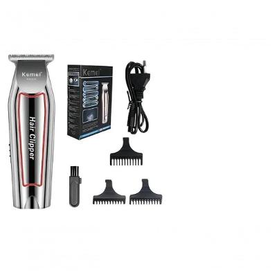 Máquina de Cortar Cabelo Kemei KM-032 Lâmina Titânio sem Fio com Carregamento USB Bivolt