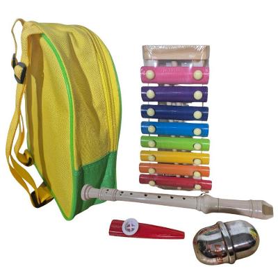 Kit Bandinha Rítmica Infantil 11292 com Mochila para Estimular Ritmo e Criatividade Liverpool
