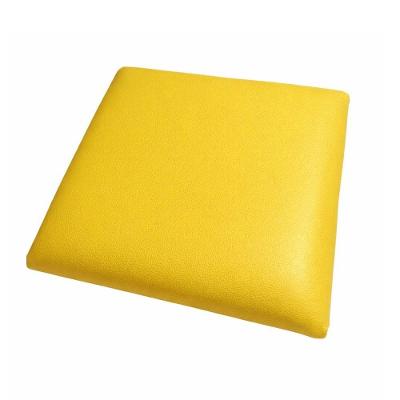 Kit 4 Assentos Estofados 30x30cm para Banco e Banqueta Amarelo Loja Bele