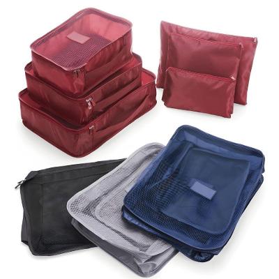 Kit de Necessaires de Viagem B-Max BM-F1067 em Tecido com 6 Unidades para Organização